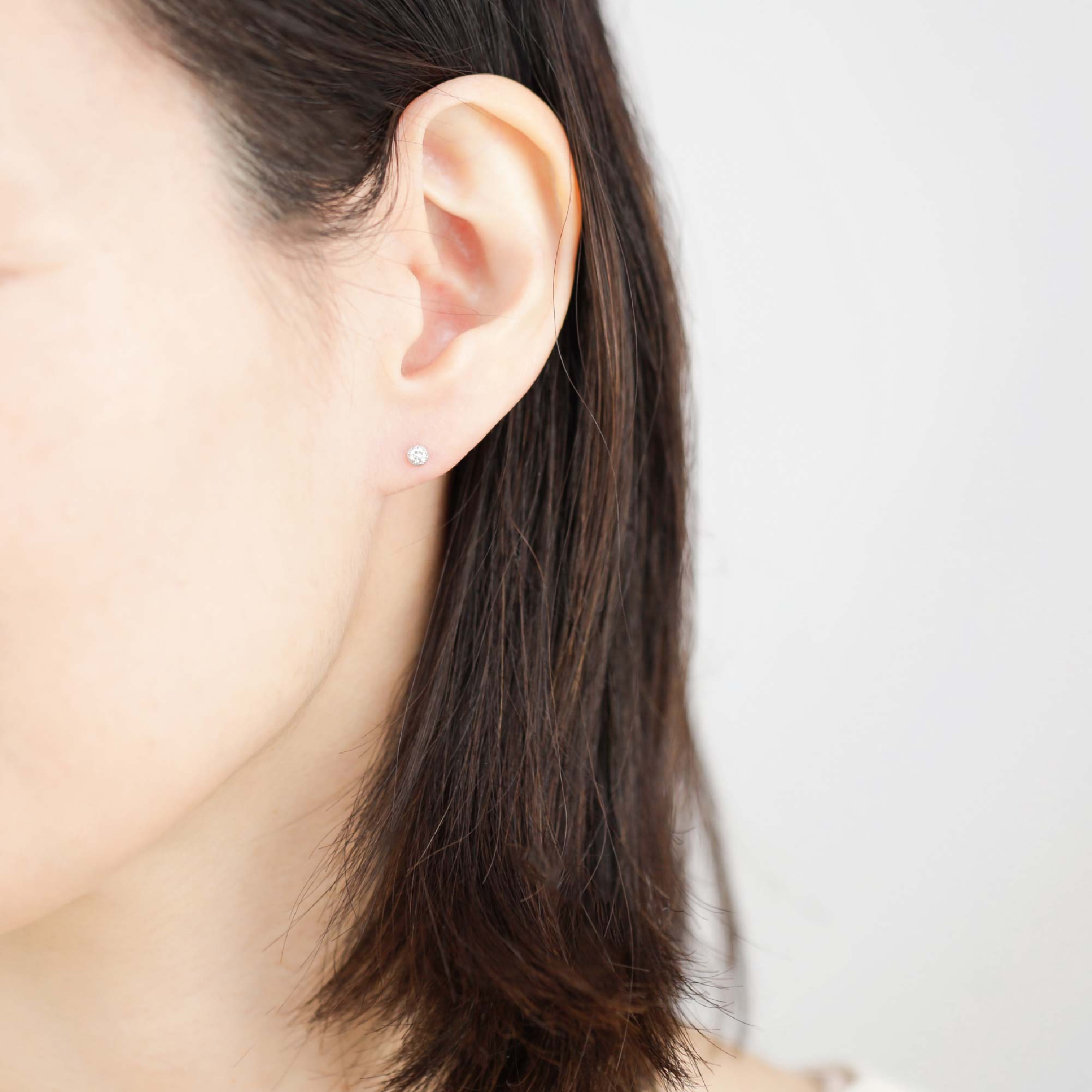 SoëL jewelry｜SoëL Platinum ダイヤモンド ピアス [Pt950]