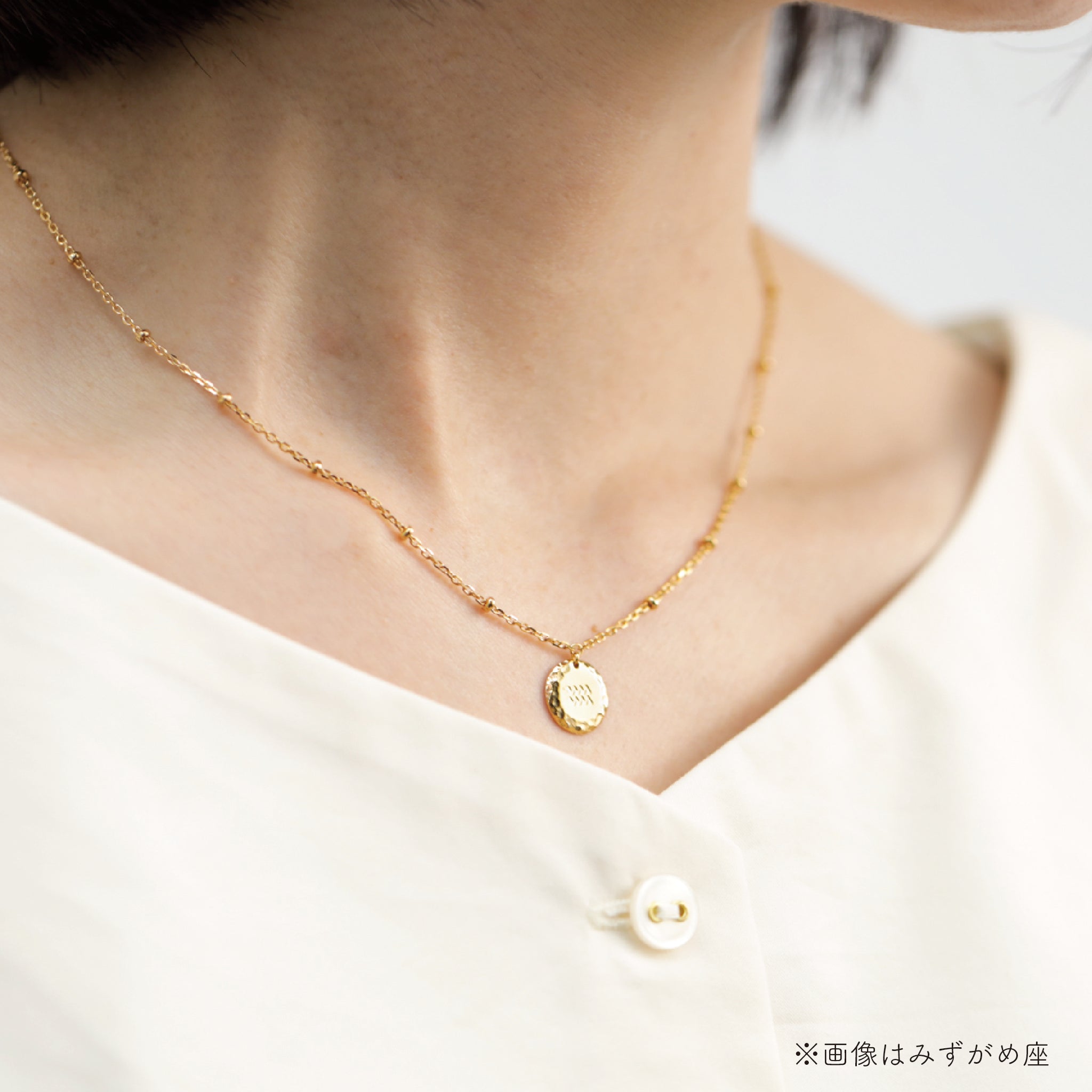K10 ゴールド 12星座 コインネックレス ~ The Zodiac Sign